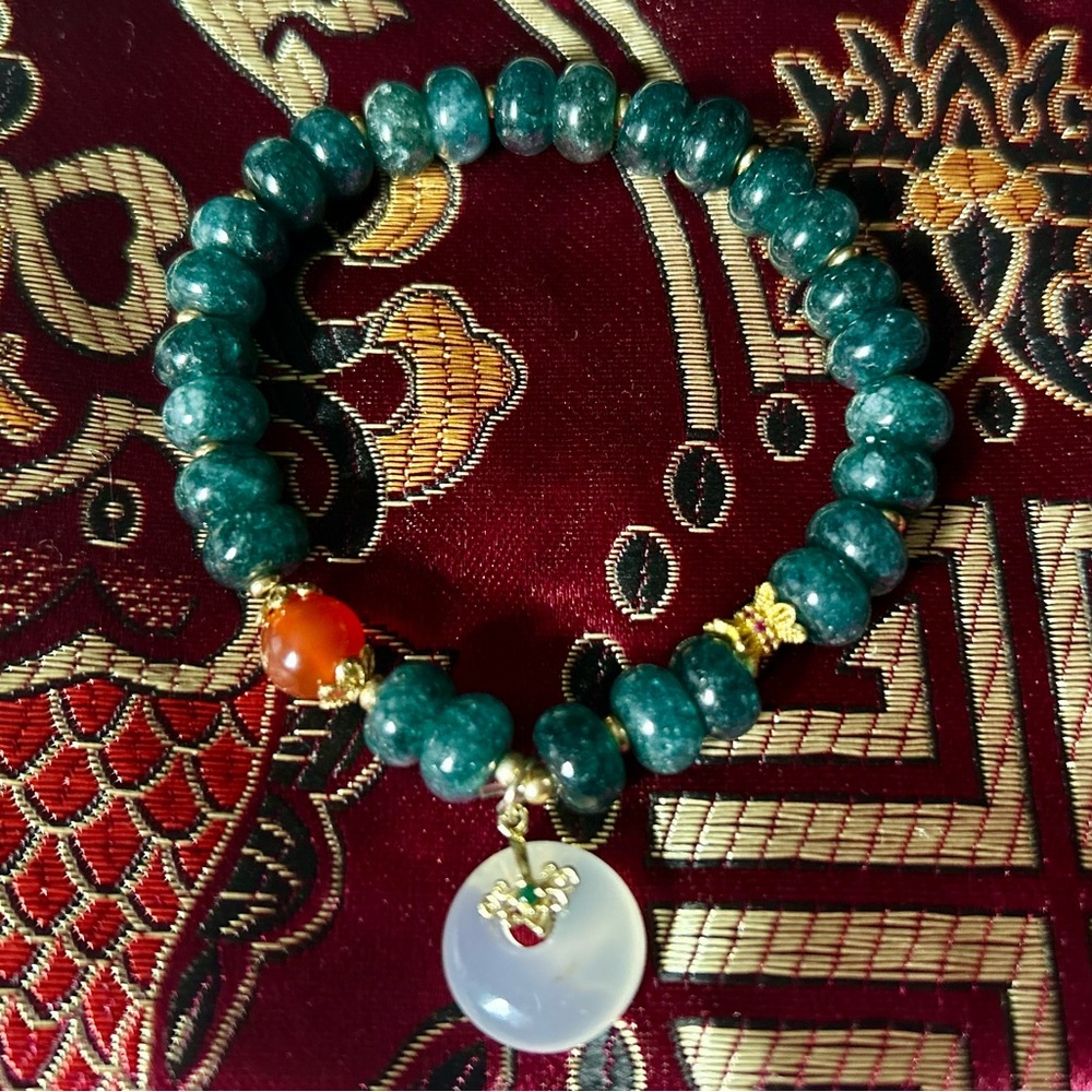 Blue Water Jade bracelet